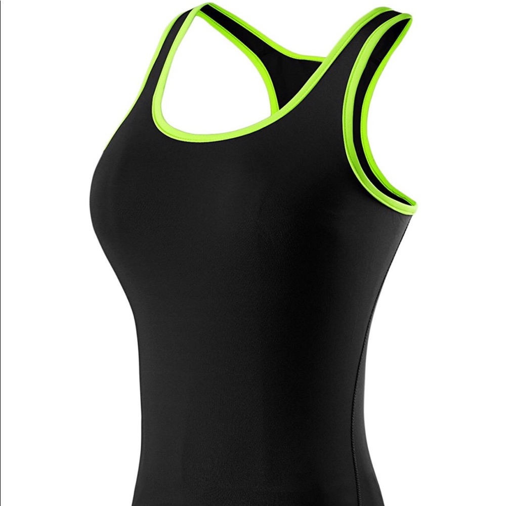 💚💛💪🏻 Dry Fit Tank Top Workout Casual Shirt